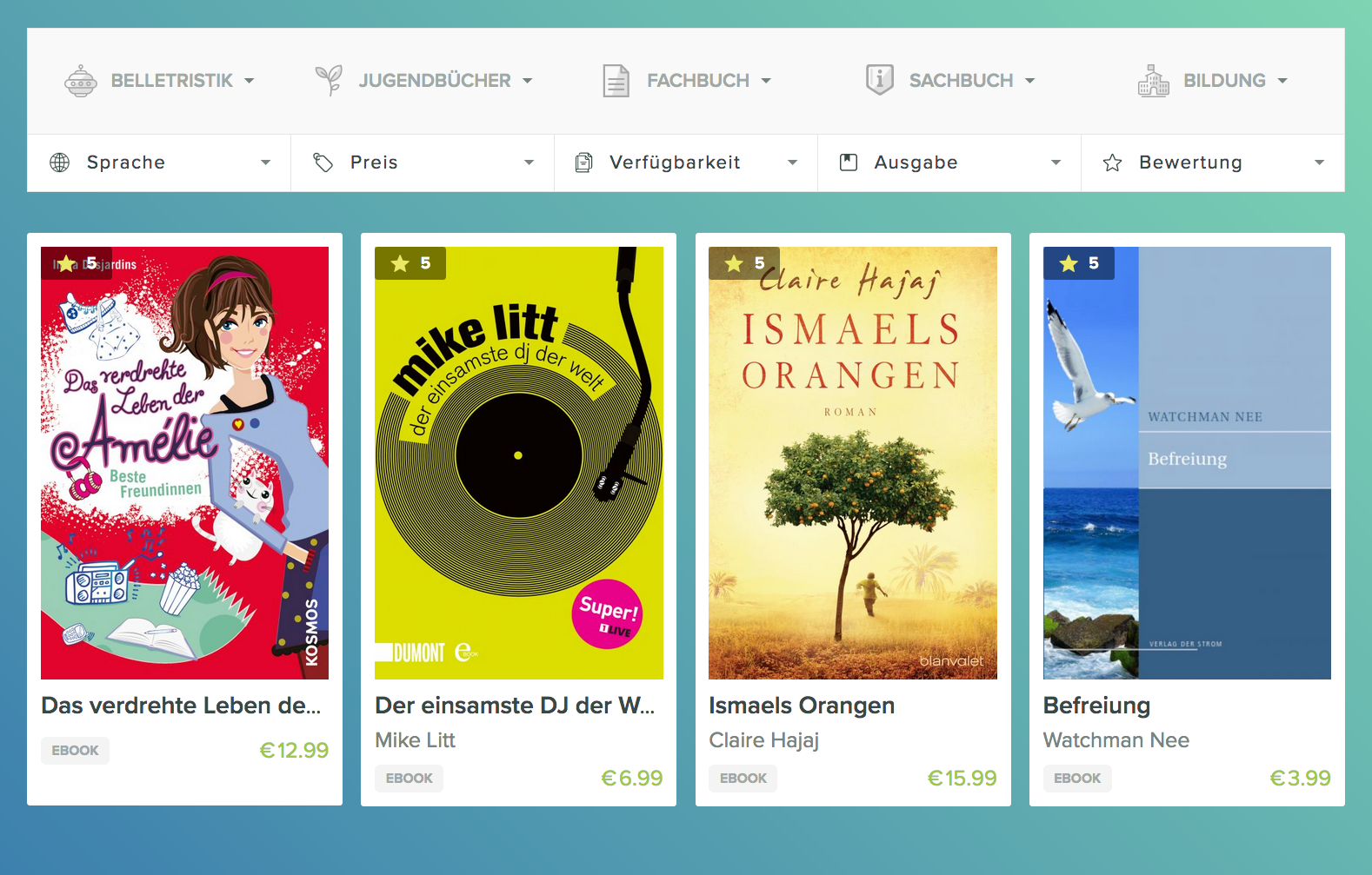 Mojoreads screenshot