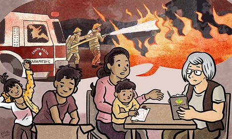 How Fires Affected Undocumented Migrants In California, And How The Community Responded