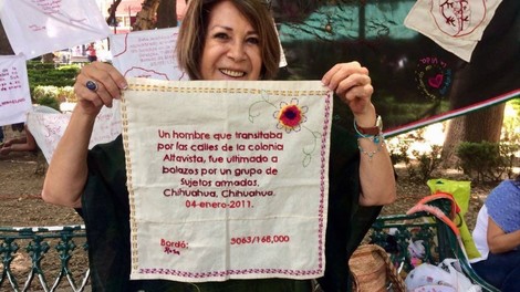 Activists Use Embroidery To Protest Mexico's Murder Epidemic