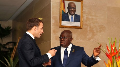 Ghanaian President Surprises Macron With His Tough Talk On Foreign Aid