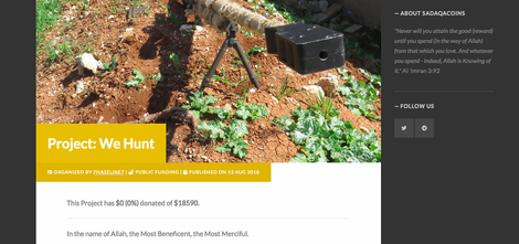 Crypto Crowdsourcing For Jihad