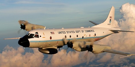 Flying Into Irma